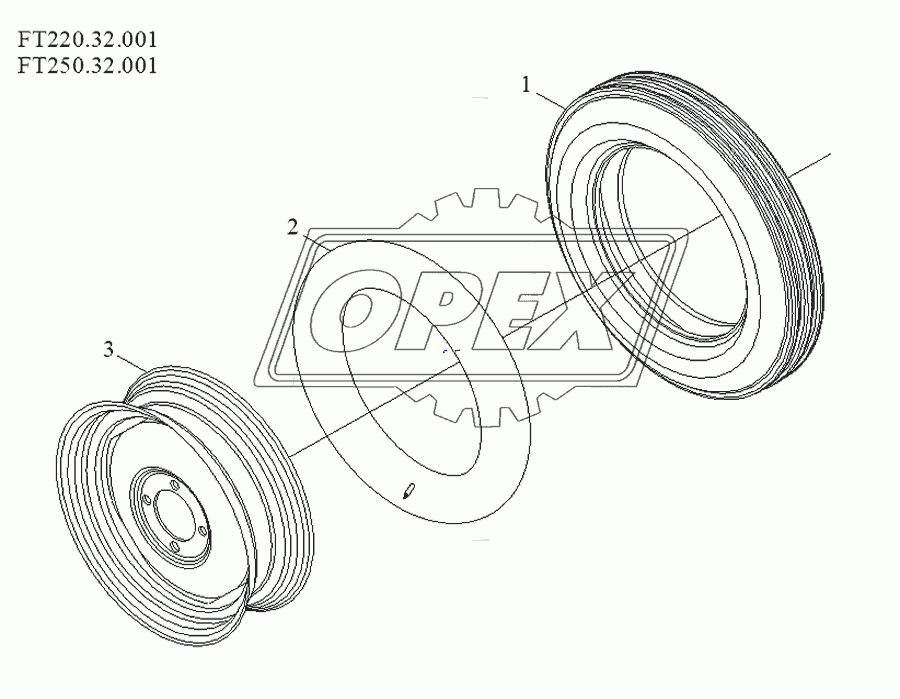 Frout wheel assembly-1