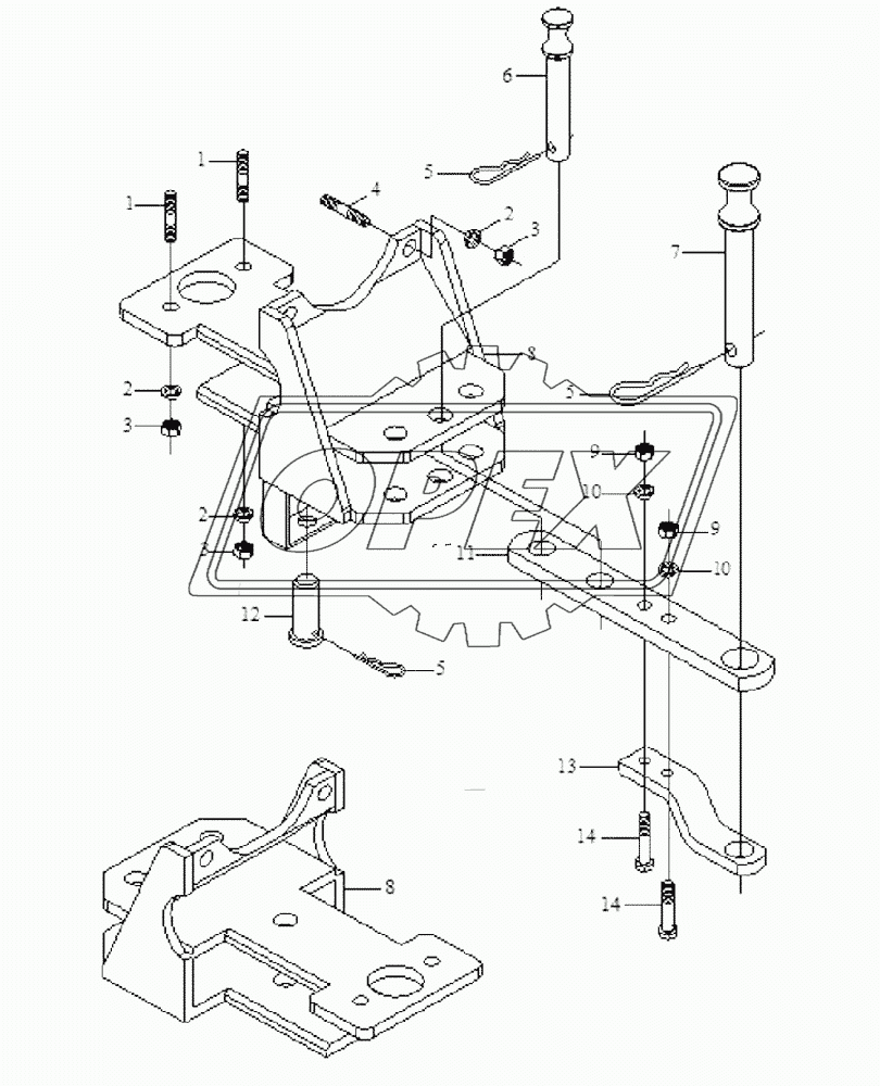 Towing mechanism assembly