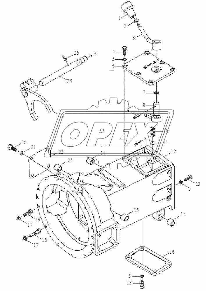 Clutch housing assembly-1