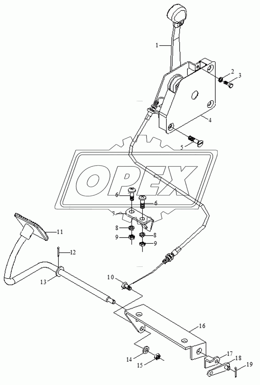 Control Mechanism Assembly of the Engine-1