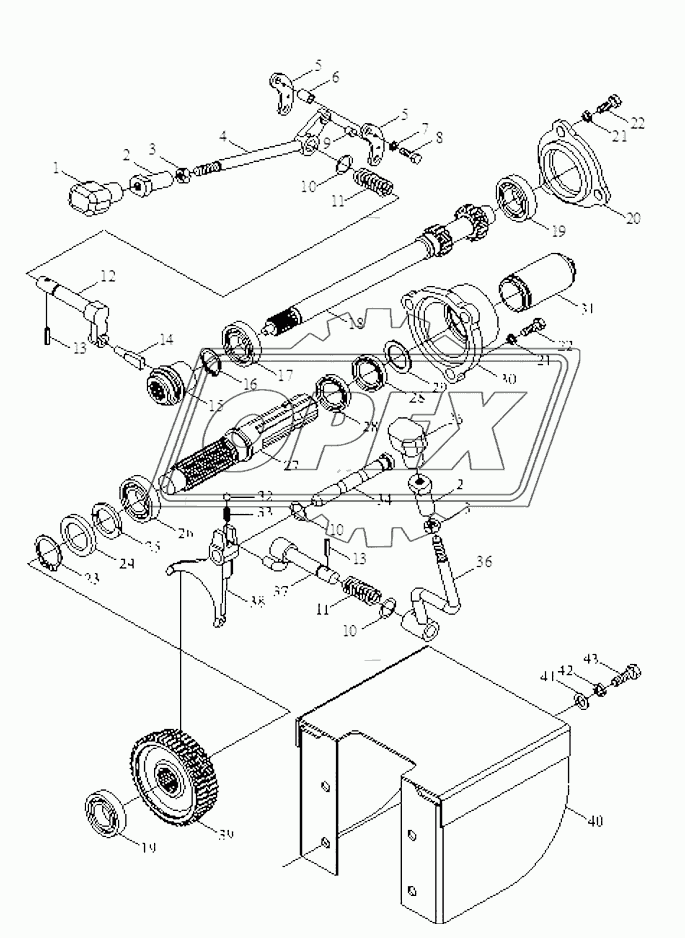 Power take-off assembly