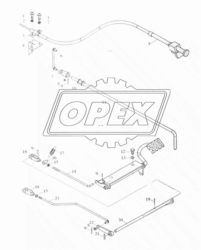 Control Mechanism Assembly of the Engine-2