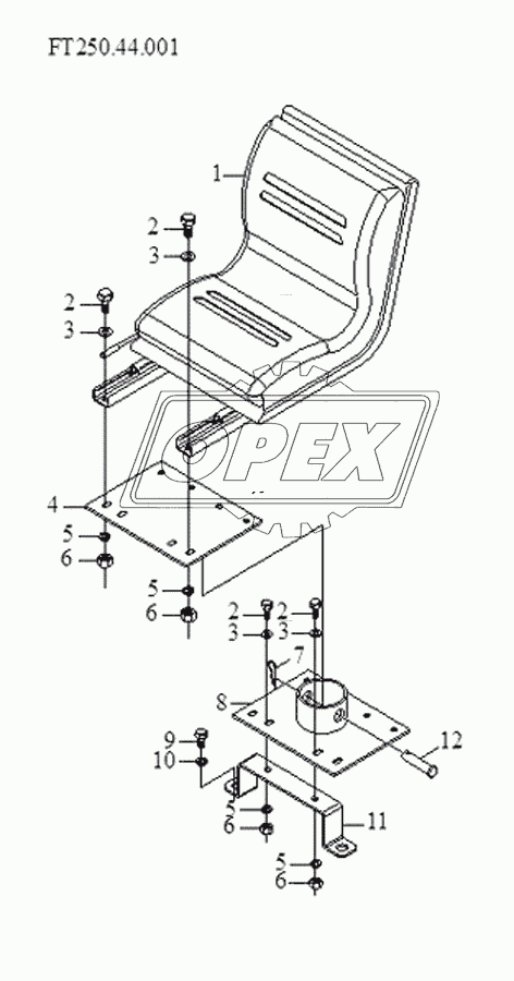 Driver's seat assembly-2 (optional)