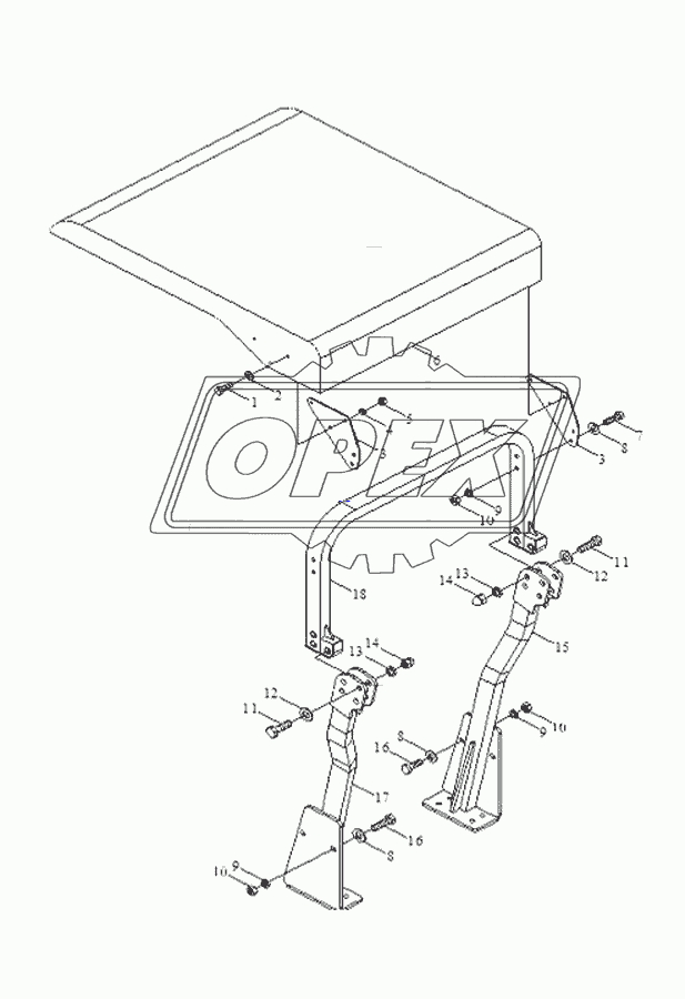 Safety frame assembly