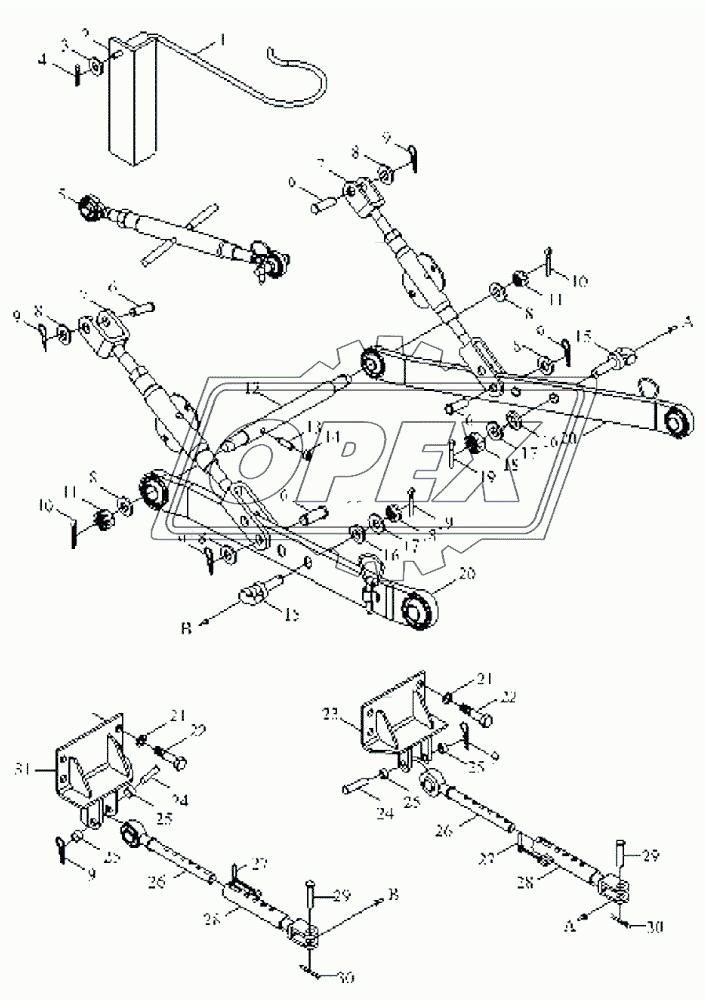 Suspension mechanism assembly