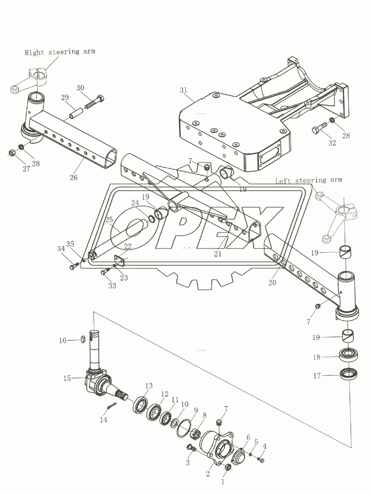 Front Axle Assembly 1