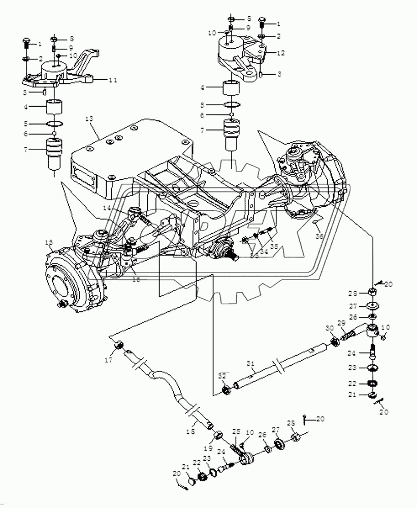 Front Driving Axle Assembly(qingjiang) 1