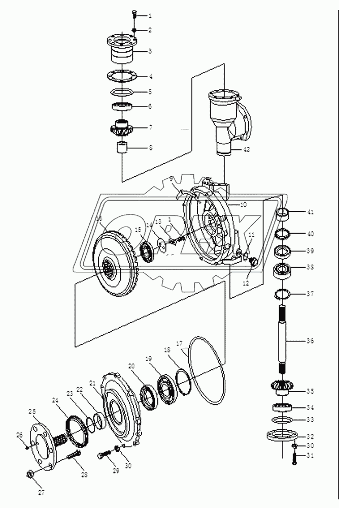 Front Driving Axle Assembly(qingjiang) 2