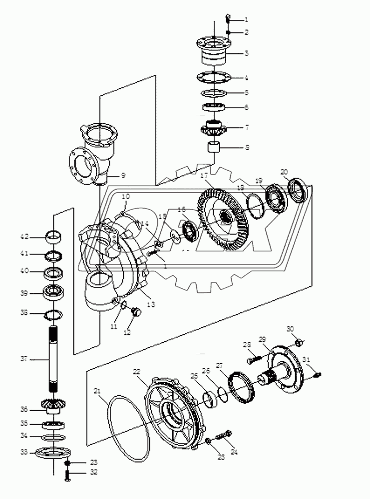 Front Driving Axle Assembly(qingjiang) 6