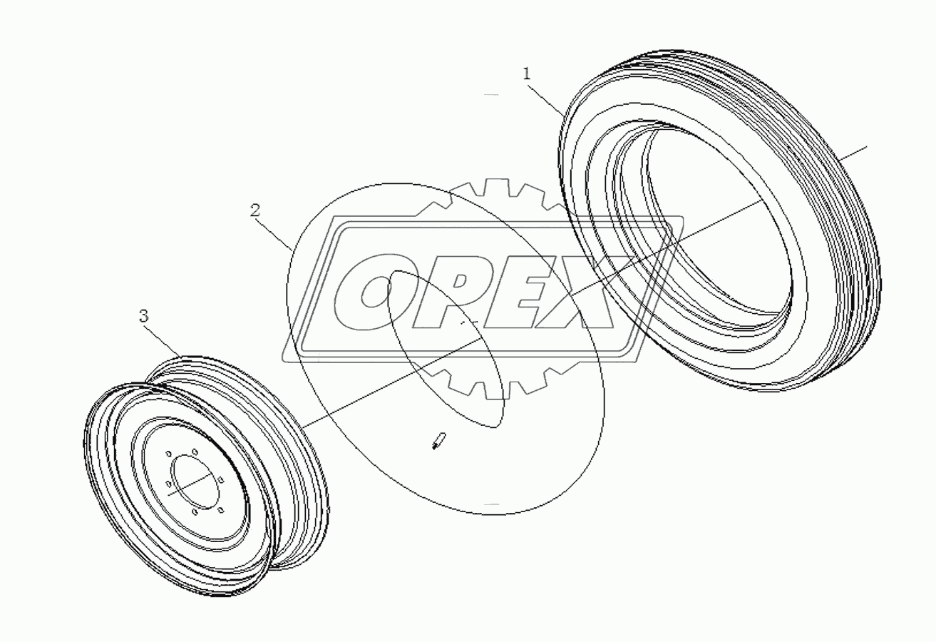 Front Driving Wheel Assembly