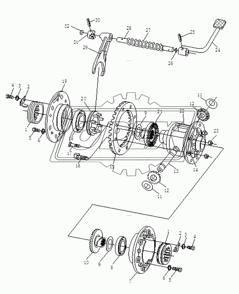 Rear Axle Assembly 2