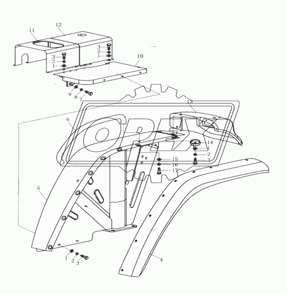 Helmet Structure Assembly 3