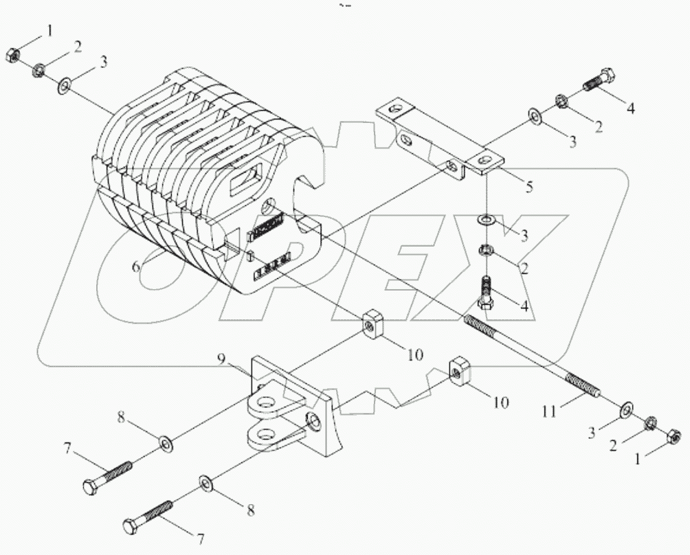  FT404.74A.002 FRONT BALLAST ASSEMBLY