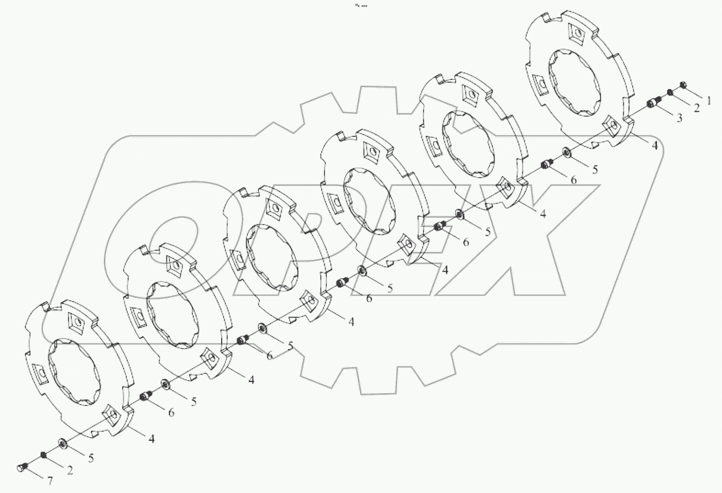  TB400.91 REAR BALLAST ASSEMBLY