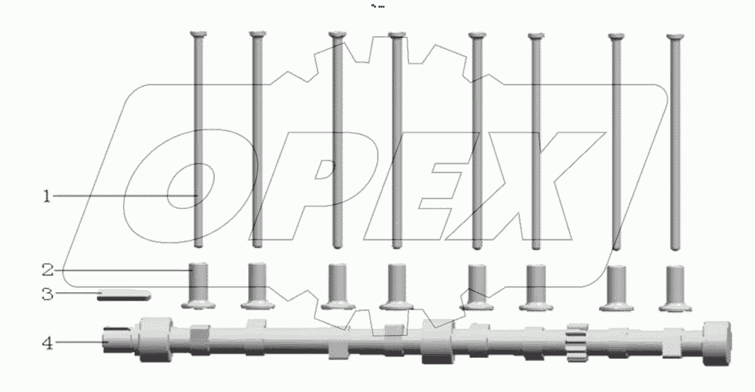  QC495T45-13-06 10.6 CAMSHAFT ASSY