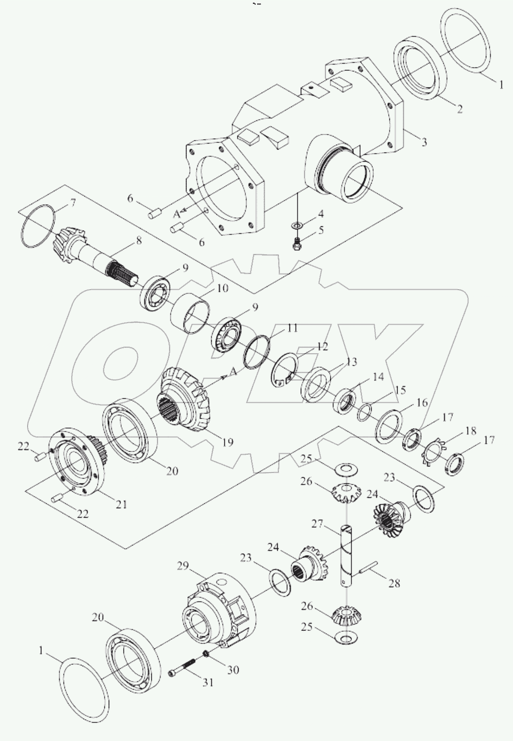  TB504.311 FRONT DRIVING AXLE ASSEMBLY-3
