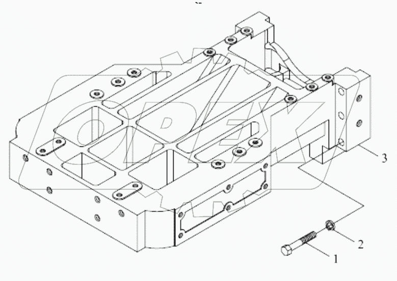 TB554.312 FRONT BRACKET ASSEMBLY