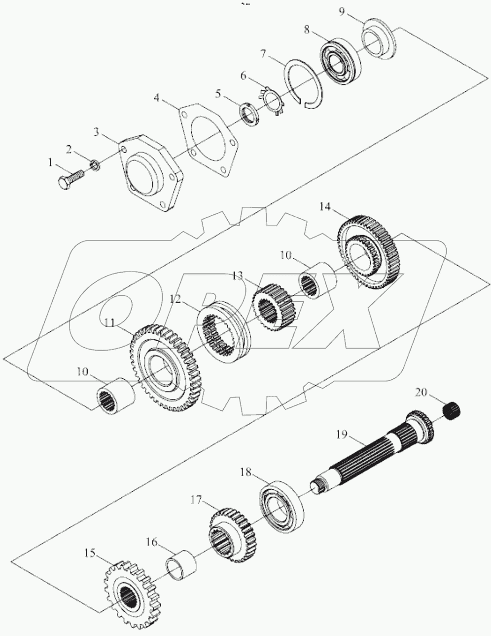  TB450.372B MAIN TRANSMISSION ASSEMBLY-2