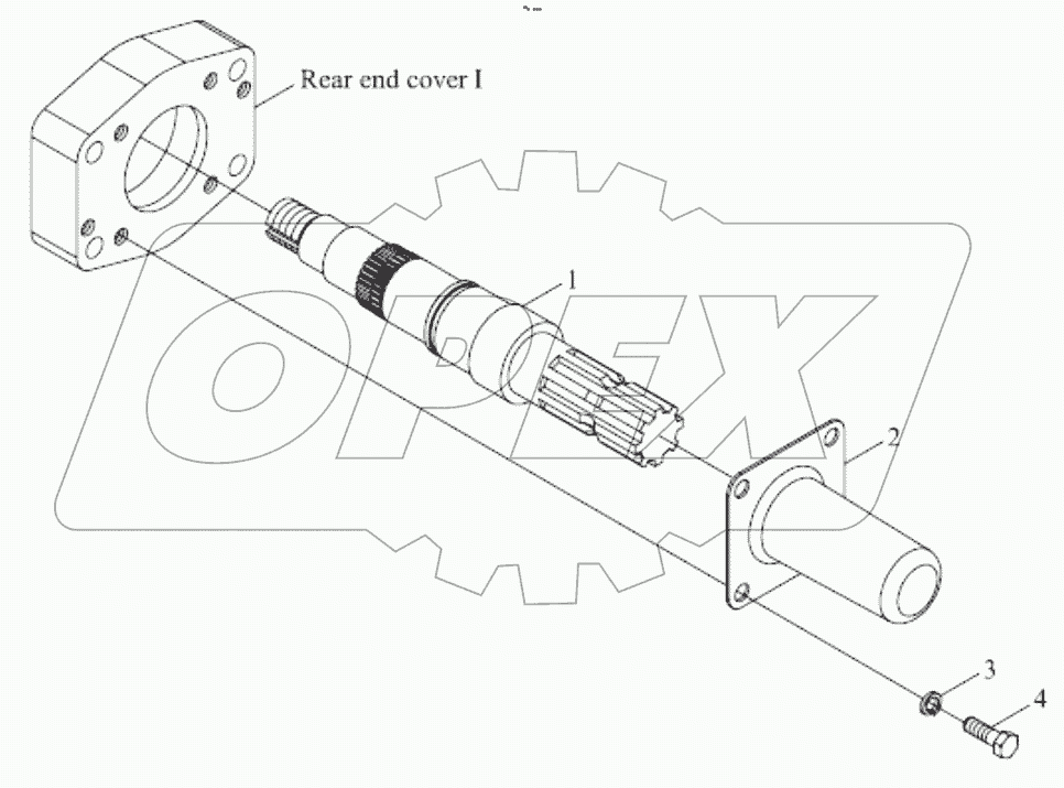  TB550.412A PTO SHAFT ASSEMBLY