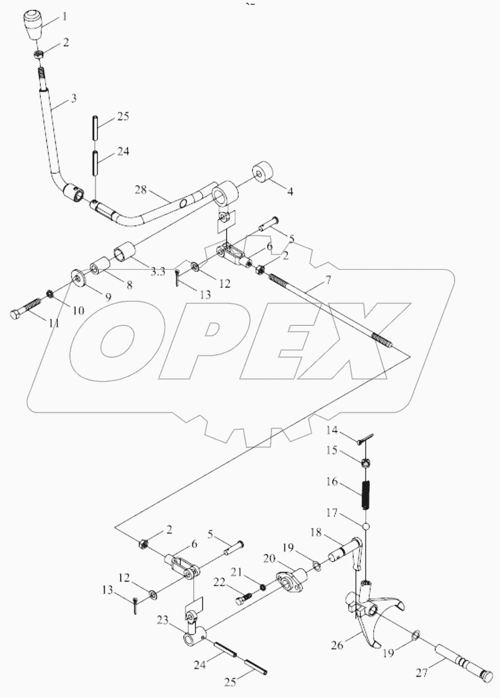  TB550.413D PTO CONTROL ASSEMBLY