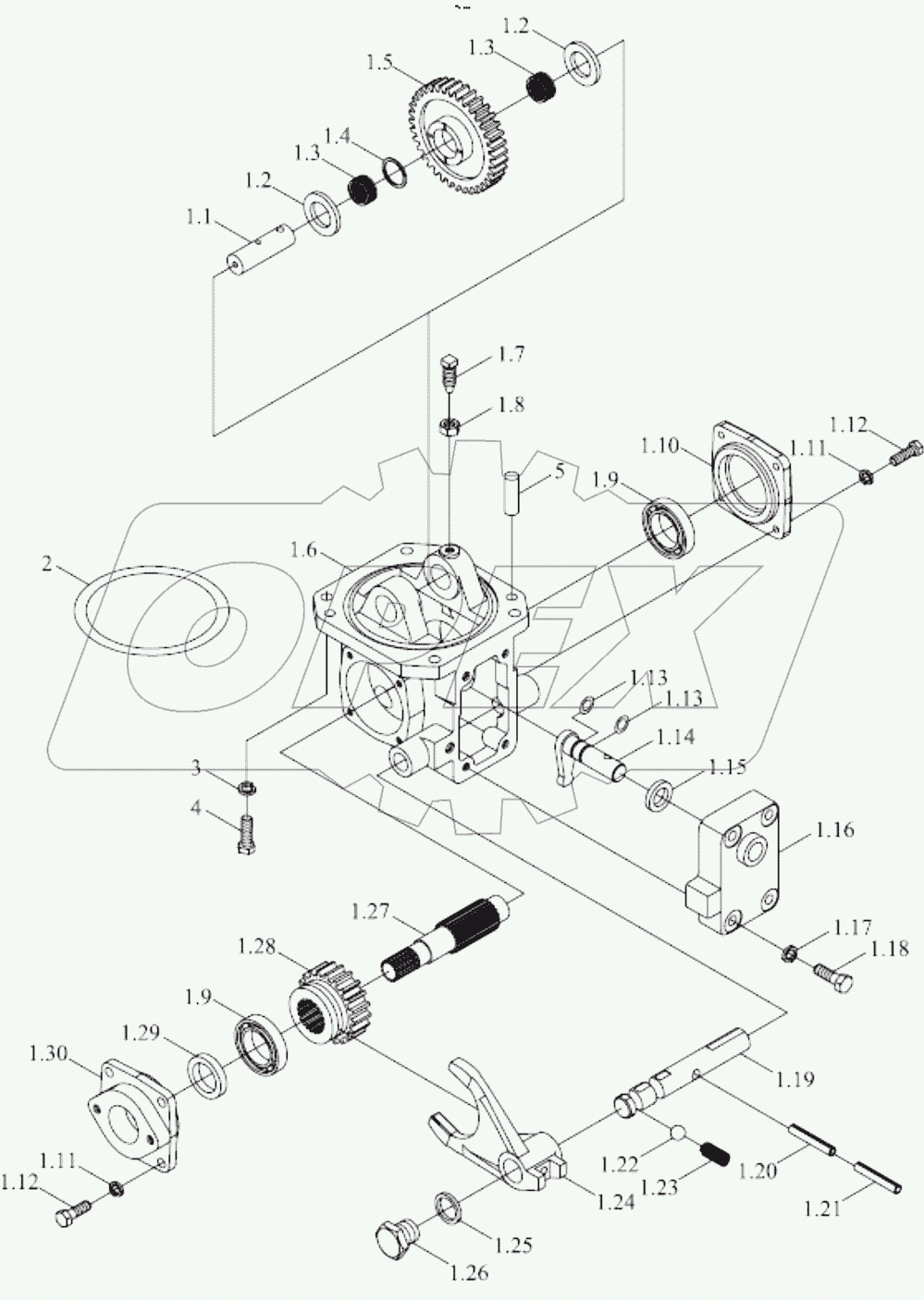  TB554.421C TRANSFER CASE HOUSING ASSEMBLY
