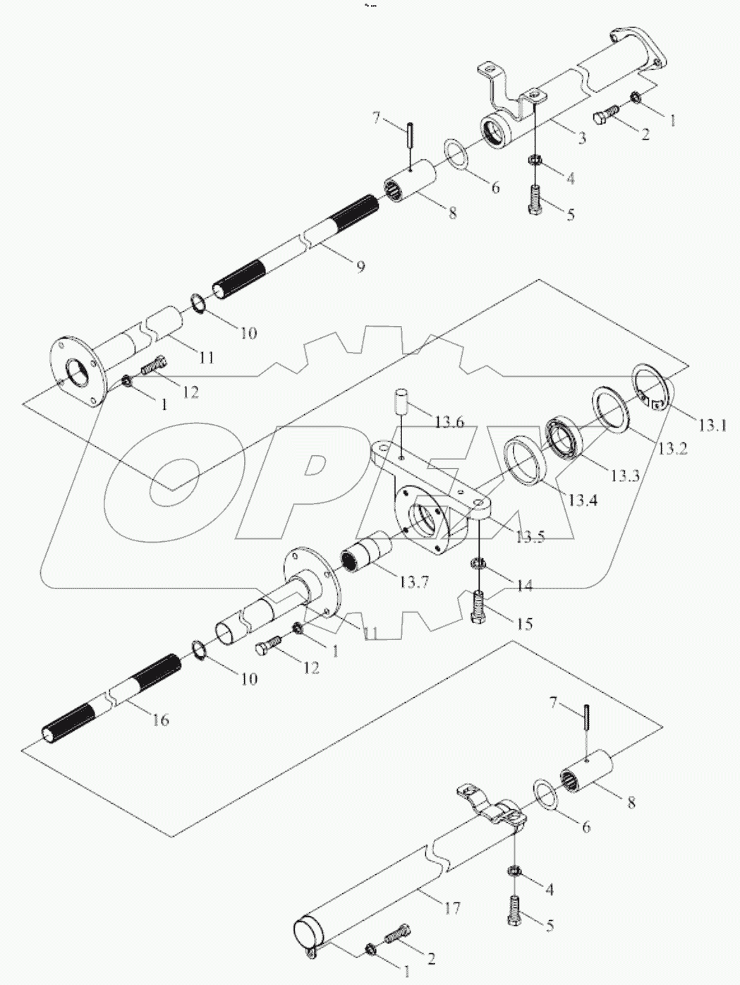  TB454.422 TRANSFER CASE TRANSMISSION ASSEMBLY