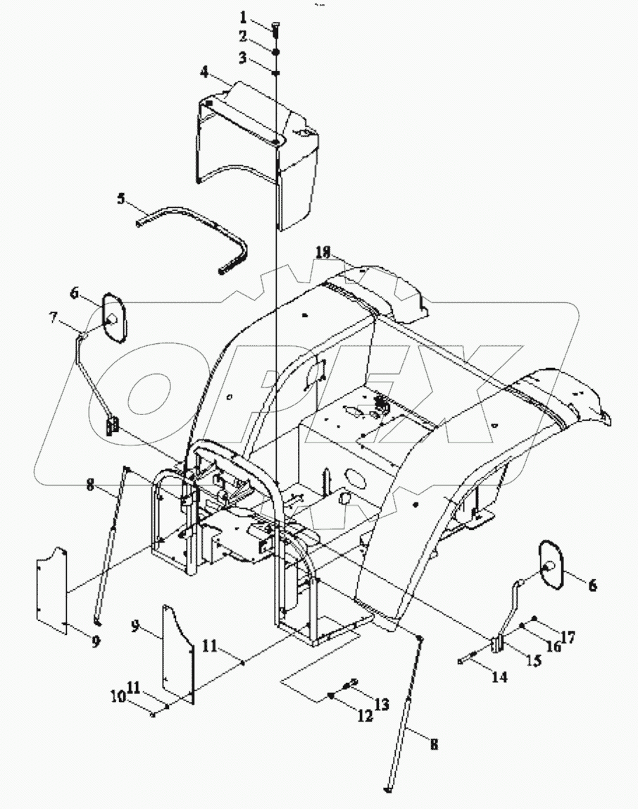  TB550.452U FLOOR ASSEMBLY-1