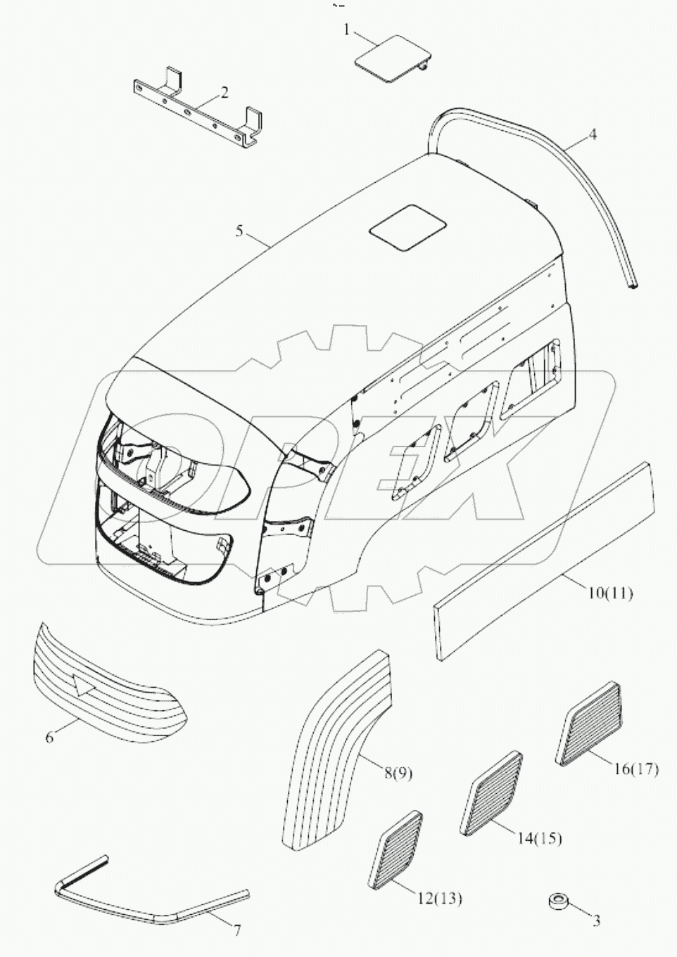  TB400B.471A BONNET ASSEMBLY