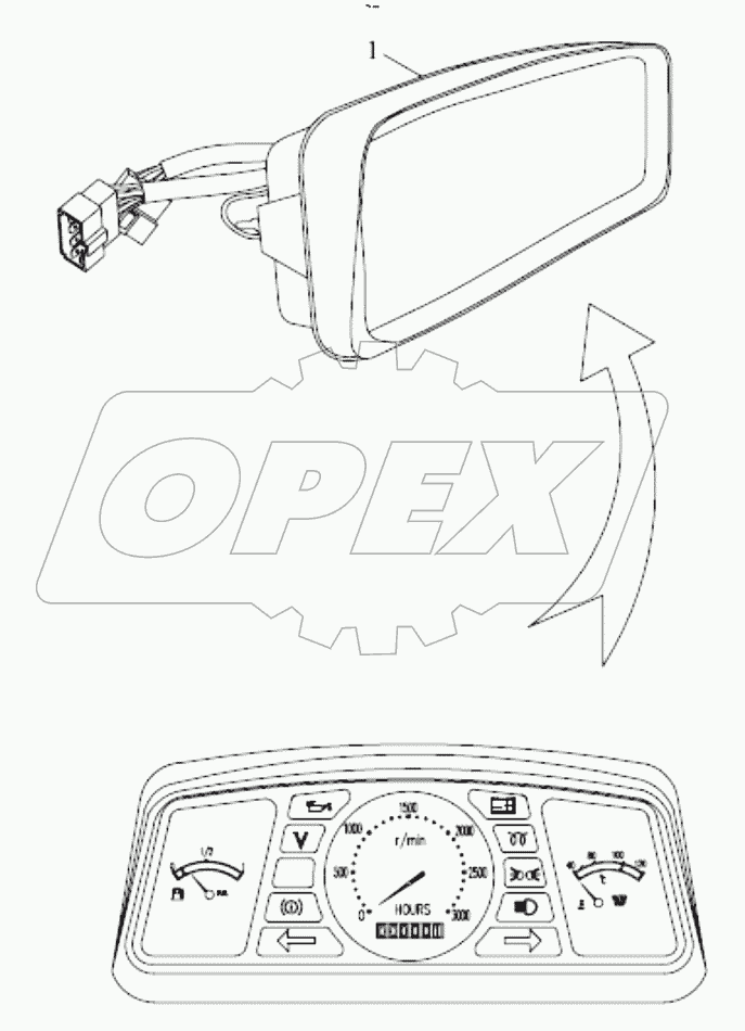  TB400.487 COMBINED INSTRUMENT ASSEMBLY