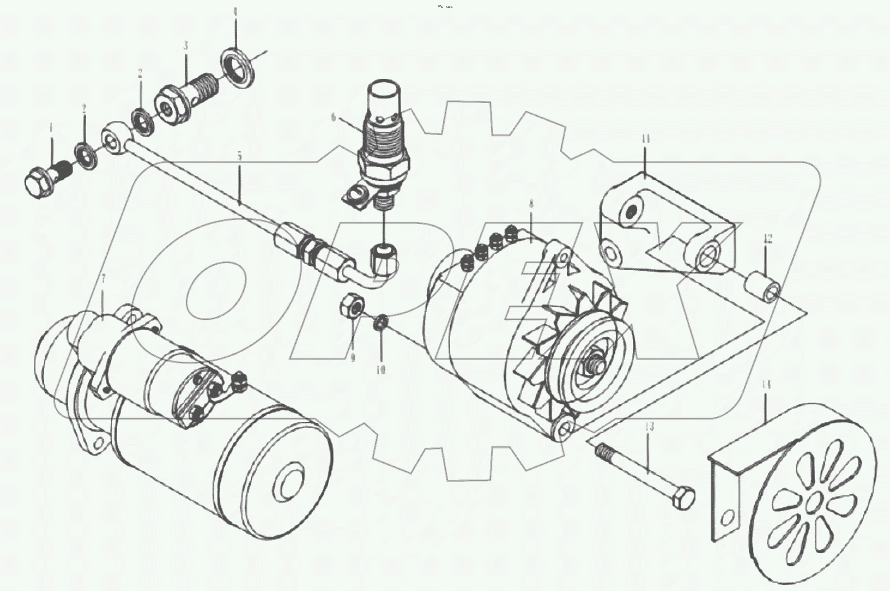 KM385BT-1F-15 FUEL SYSTEM ASSY