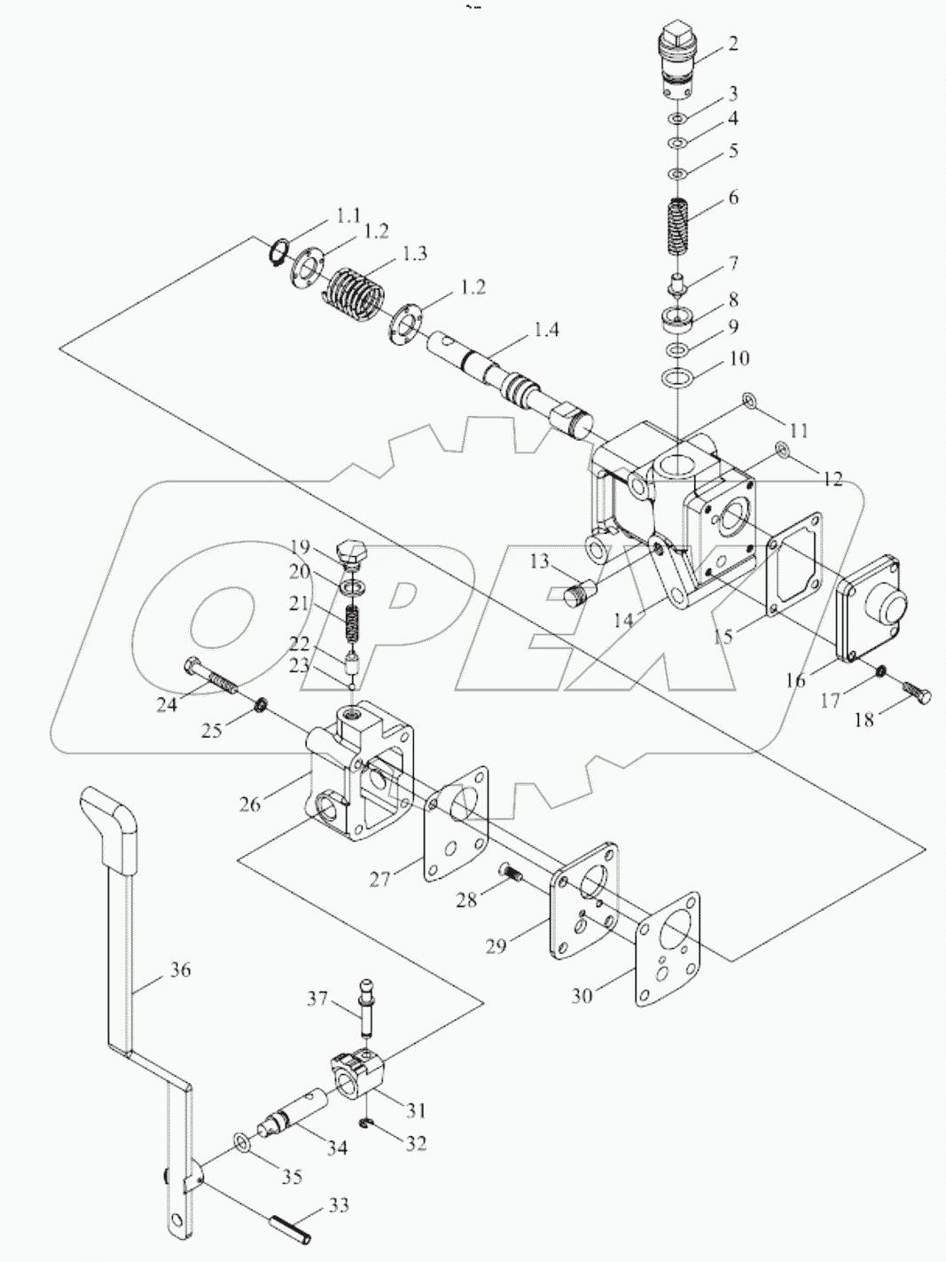  FT250.57.001 DISTRIBUTOR ASSEMBLY