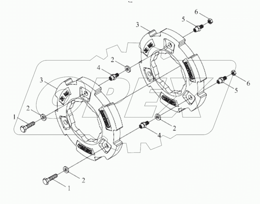  FT250.91B.001 REAR BALLAST ASSEMBLY