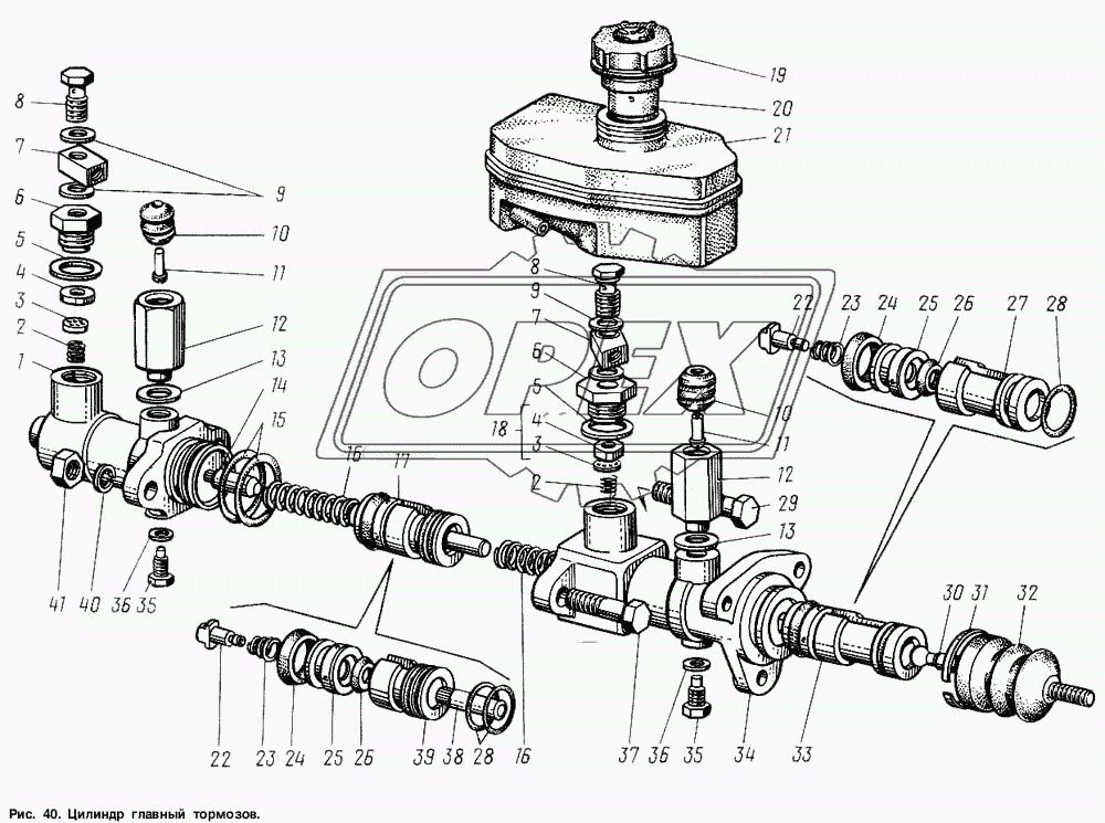 Цилиндр главный тормозов