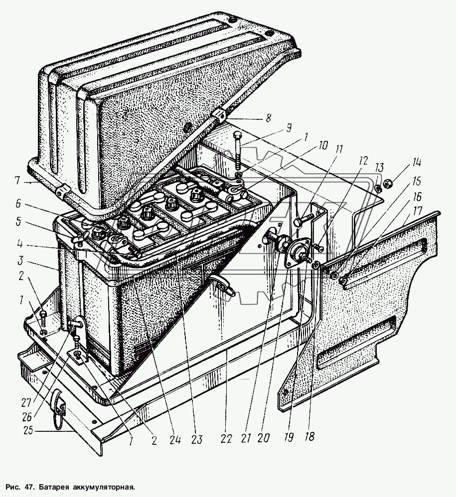 Батарея аккумуляторная