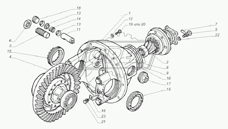 33081-2402010-20. Редуктор заднего моста