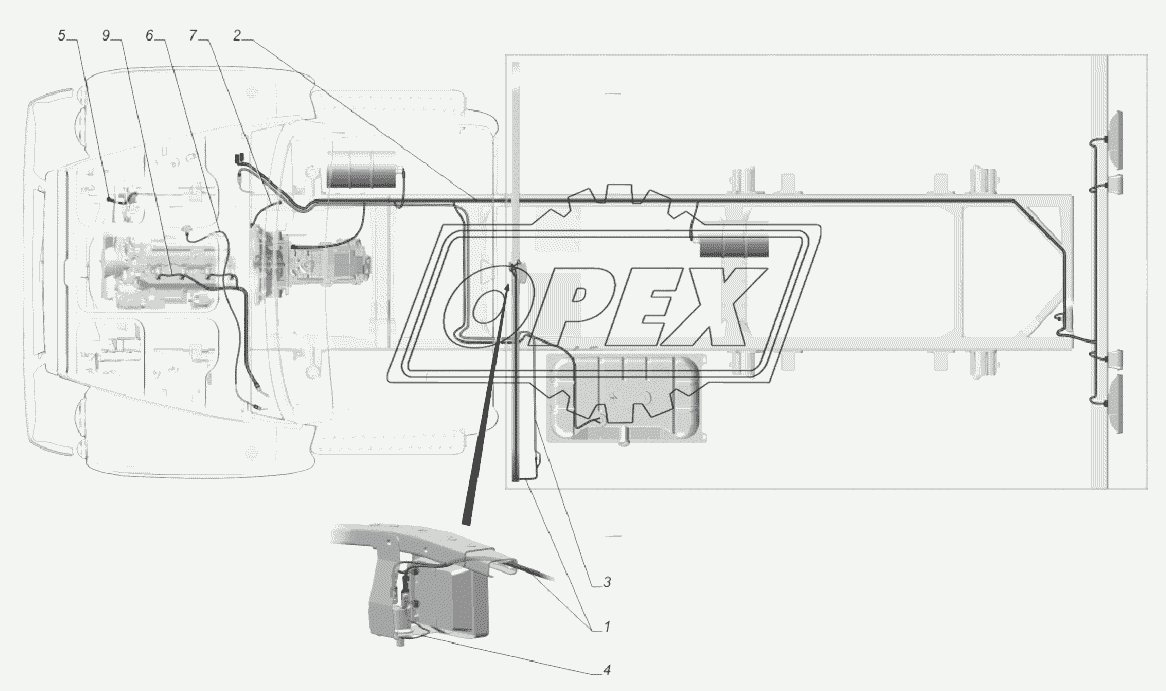 33081-3724001-57. Установка проводов