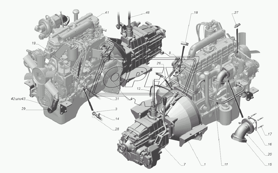 33081-1000252-110. Двигатель полностью укомплектованный