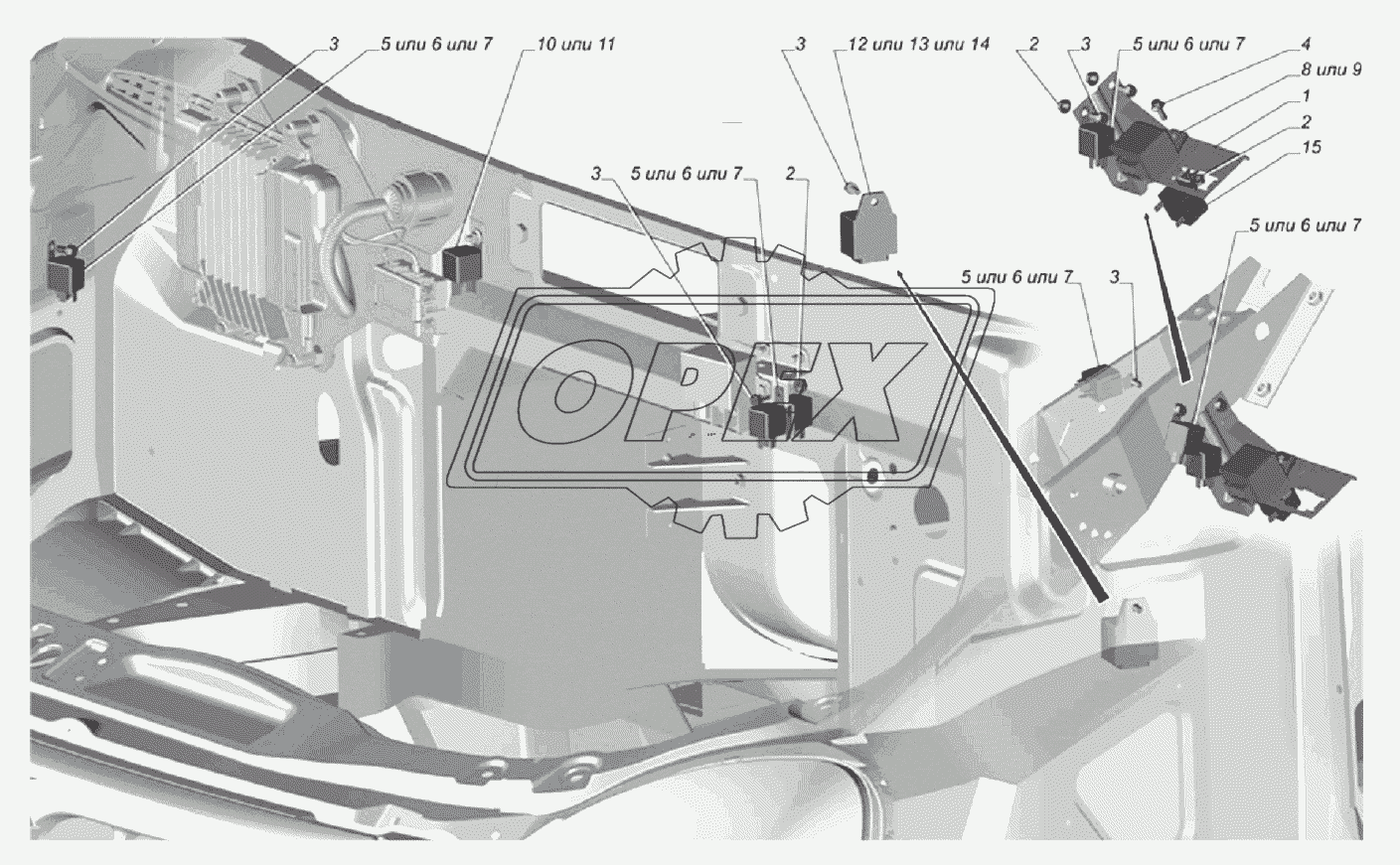 Установка реле 33106-3747002