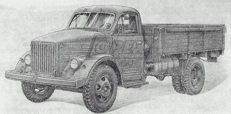 Общий вид автомобиля ГАЗ-51Ж
