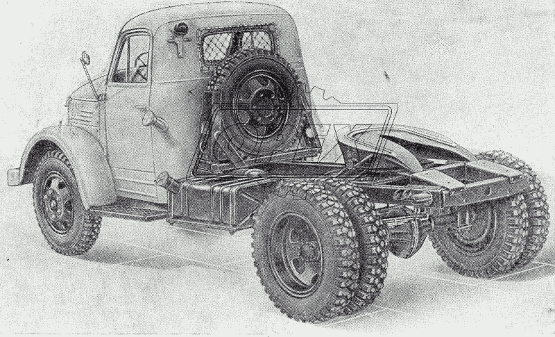 Общий вид автомобиля ГАЗ-51П
