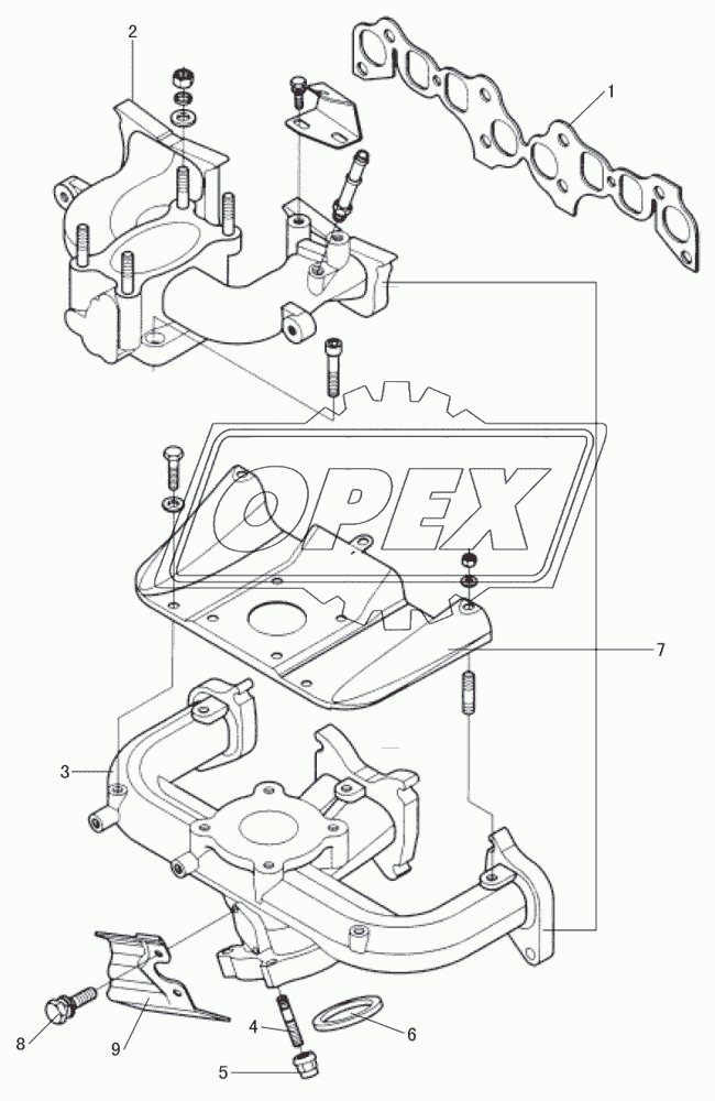 Carburetor gasoline engine inlet/outlet system