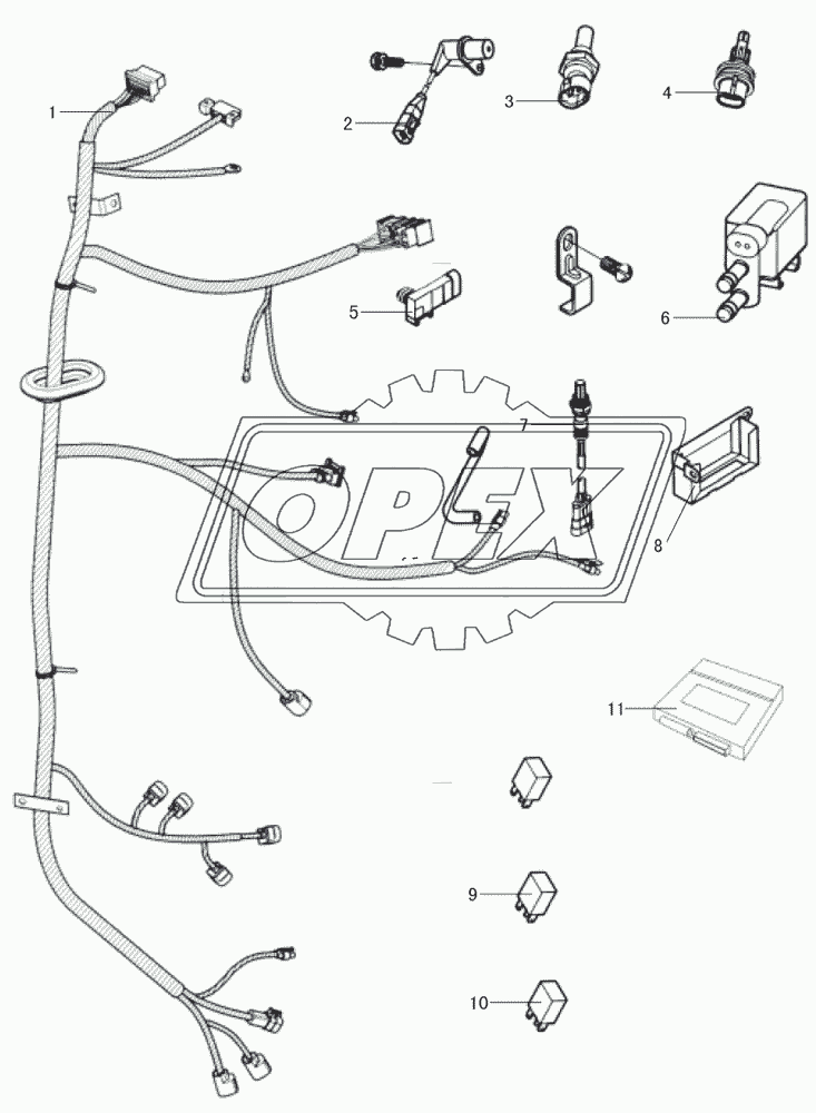 Delphi gasoline engine multi point electric injection system