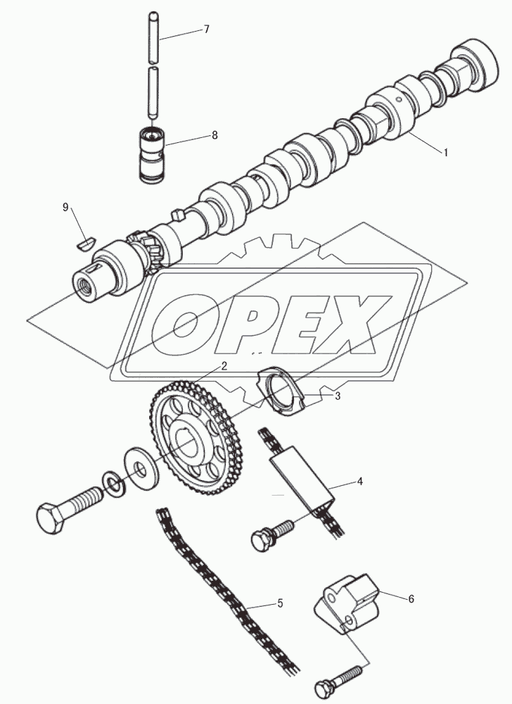 CAM shaft assembly