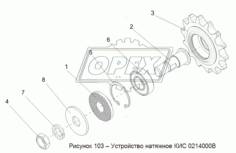 КИС 0214000В Устройство натяжное