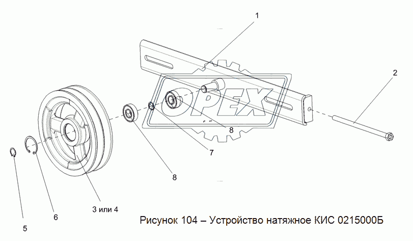 КИС 0215000Б Устройство натяжное