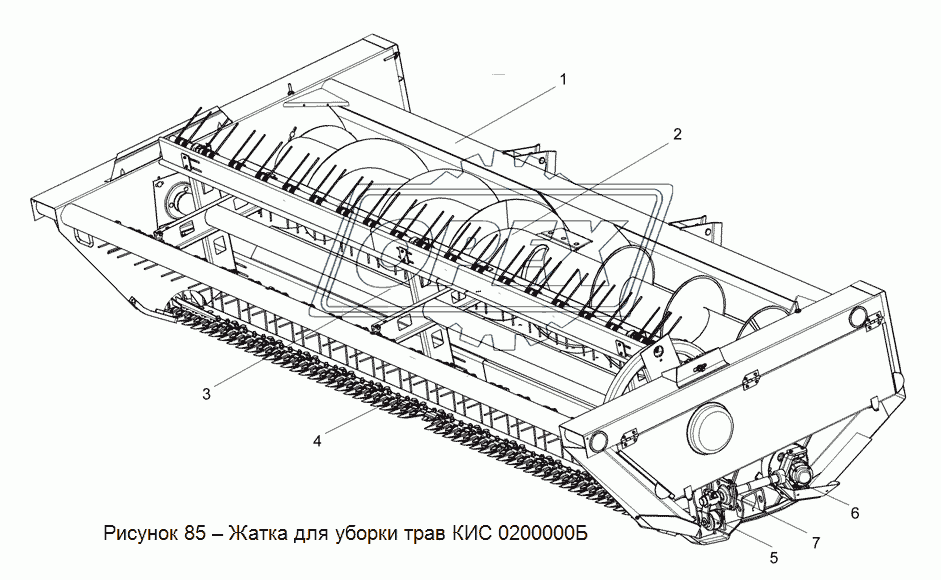 КИС 0200000Б Жатка для уборки трав