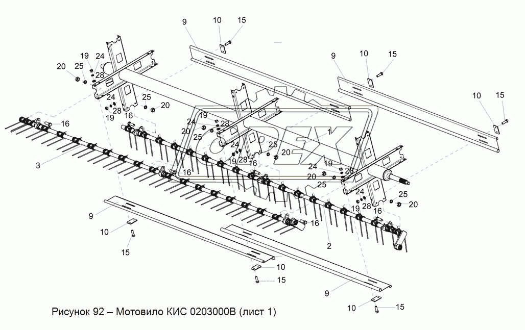 КИС 0203000В Мотовило (лист 1)