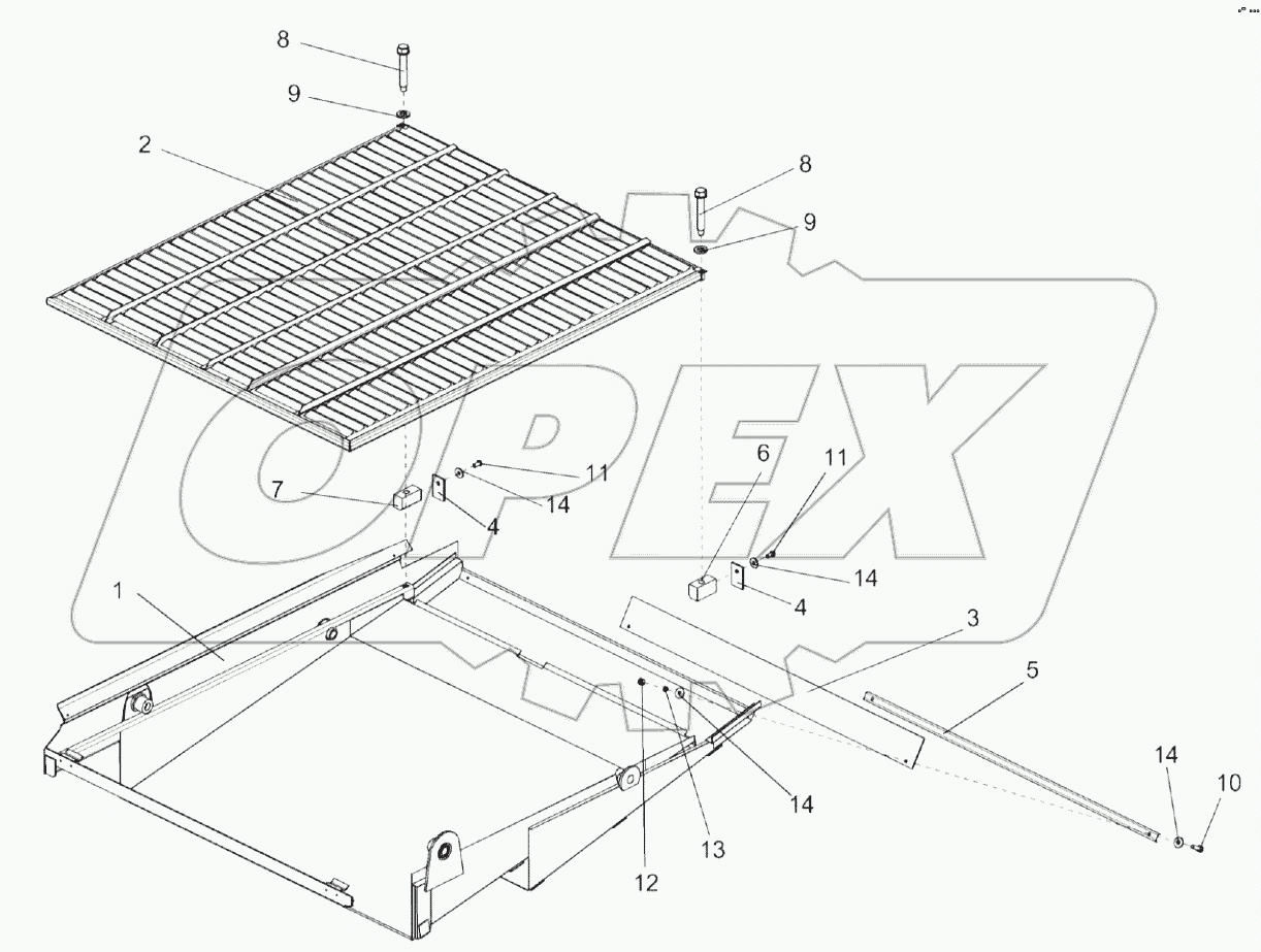 Установка рамы стана решетного и решета
