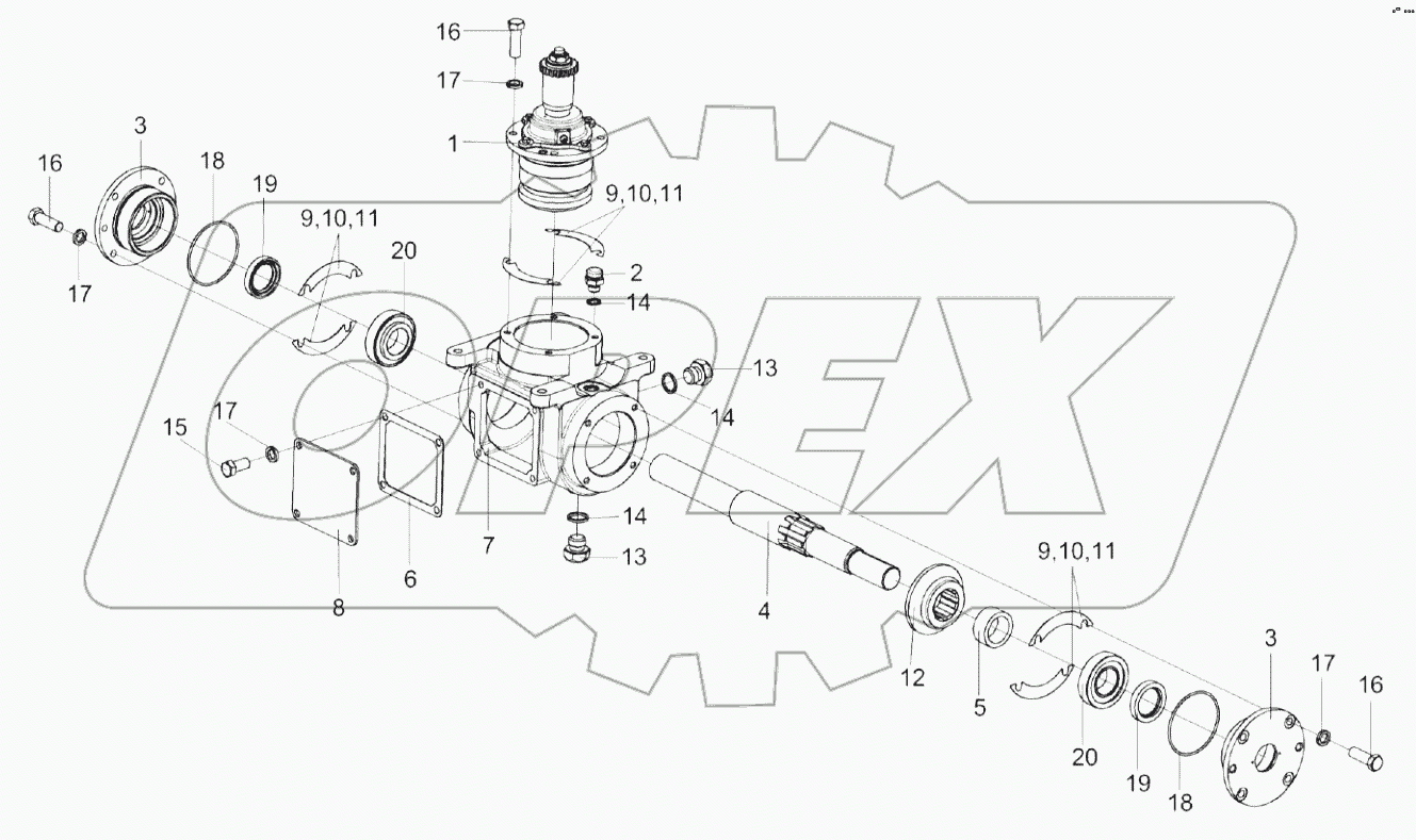 Редуктор КЗК-12-0209100-02