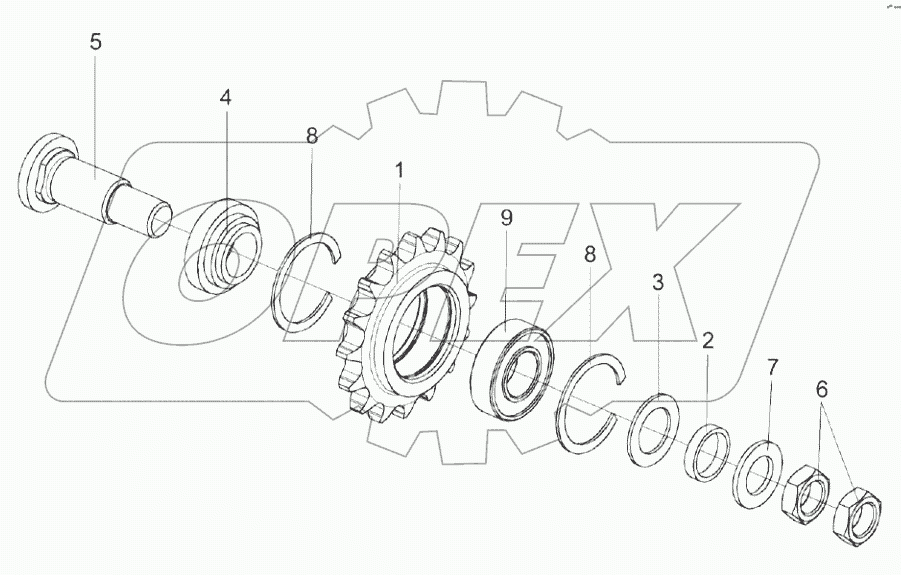 Звездочка КЗР 0219070Б